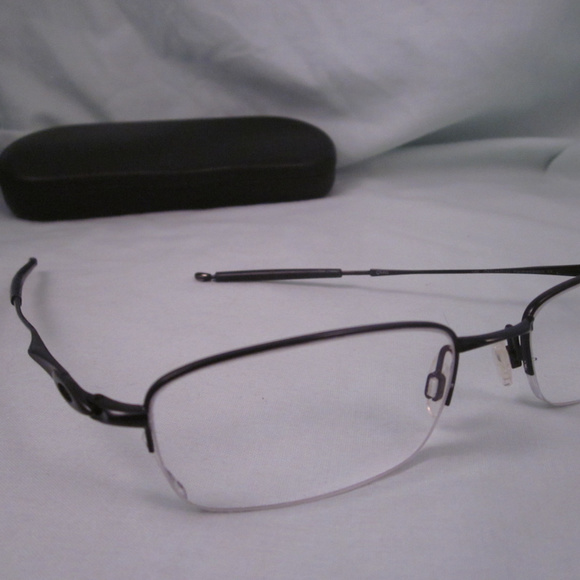 Oakley Other - OAKLEY Rx Eyeglasses SPOKE 0.5 Metal Half Rim